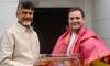 Andhra Pradesh Chief Minister N Chandrababu Naidu (left)