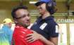 Heena Sidhu celebrates with her husband and coach Ronak