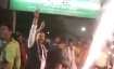 JD(U) celebrates after winning by-poll election at two
