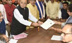 Rajya Sabha polls: Arun Jaitley files nomination from Uttar