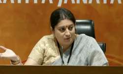BJP leader Smriti Irani levies fresh graft charges