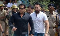 Bollywood actor Salman Khan arrives at the court to hear