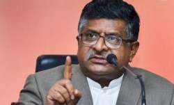 Law Minister Ravi Shankar Prasad