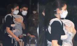 Bollywood actress Anushka Sharma was spotted with daughter