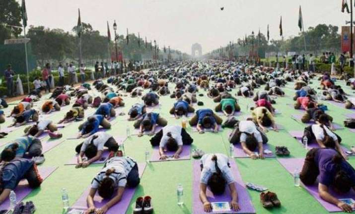 Record 2,500 register for International Yoga Day event at