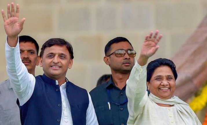 Akhilesh Yadav and Mayawati