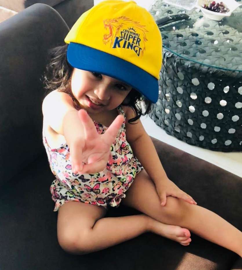 The 3-year-old already has her own Instagram account which is flooded with adorable pictures and videos of herself. Her parents Sakshi Dhoni and MS Dhoni are among the thousands of followers she enjoy on the photo-sharing website. 