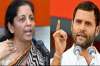 HAL debate: Sitharaman, Rahul demand each others'