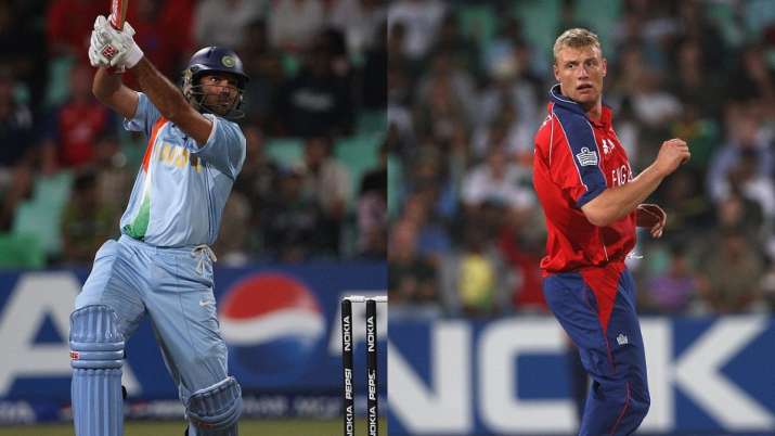 yuvraj singh, andrew flintoff, stuart broad, india vs england, ind vs eng, india vs england 2007, wt