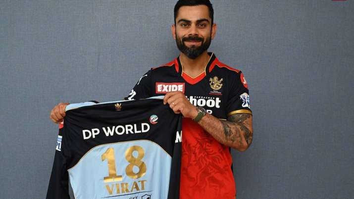 Ipl 2021 Rcb Skipper Virat Kohli Unveils Special Blue Jerseys Ahead Of Kkr Clash Cricket 4483